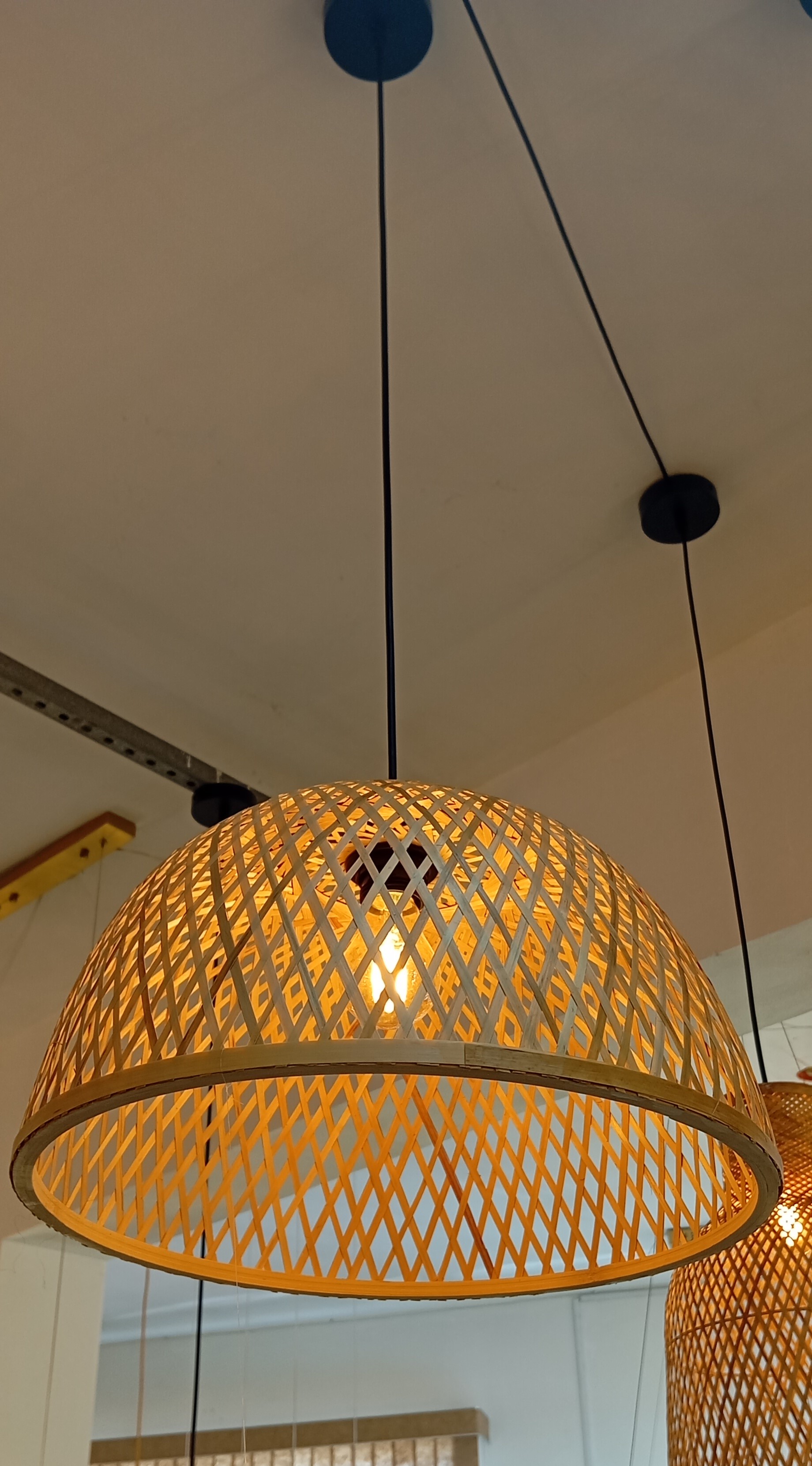 Lustre de Bambu para Sala de Jantar